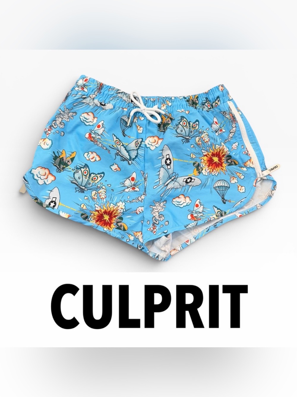 Culprit  Butterfly Battle Print Swimming Short